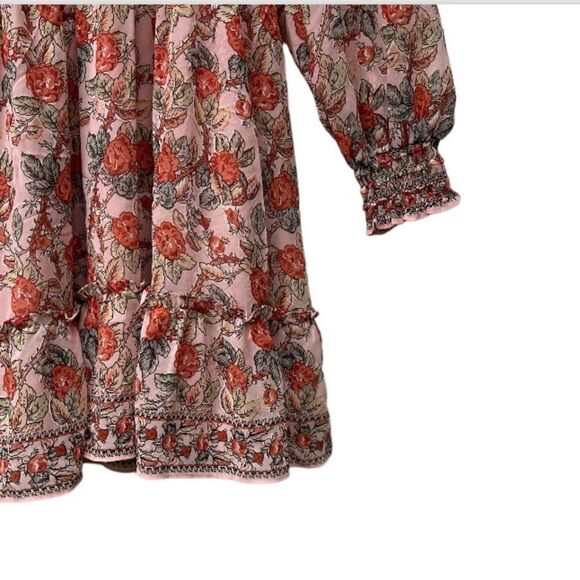 Max Studio V-Neck Smocked Mini Dress S New - Picture 6 of 12